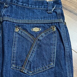 Vintage 60s- Limited Edition NOVA 14k GP label with Scovill Zipper Jeans 28x33